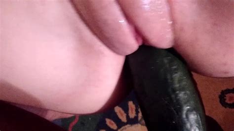 Double Painful Penetration With A Cucumber Amateur Porn Feat Vivababes Xhamster