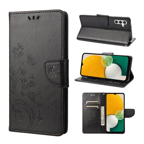 Feishell Slim Wallet Phone Case for Samsung Galaxy A14 5G,Butterfly