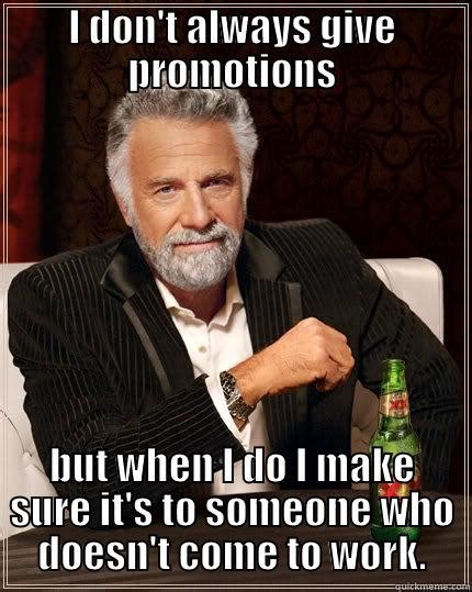 Promotions @ work - quickmeme