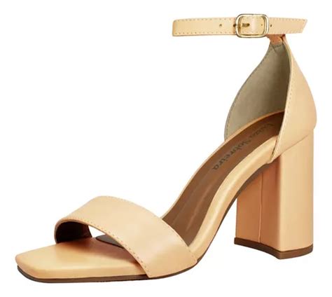 Salto Alto Tamanhos Especiais Nude Mod Parcelamento Sem Juros