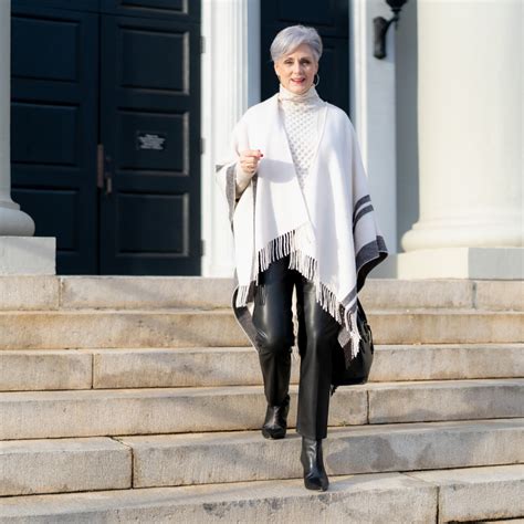 How To Elegantly Style A Poncho