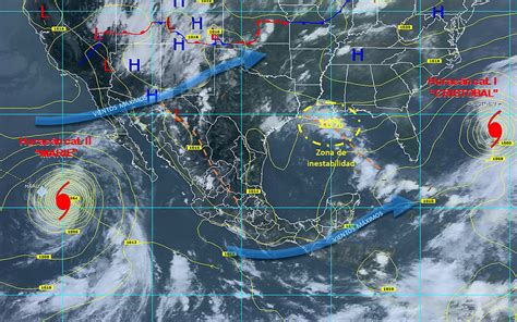 Pronóstico Del Clima En México Para Miércoles 27 De Agosto Del 2014 E