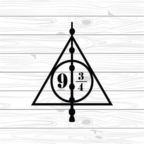 Harry Potter 9 3 4 Laser Cut Files Instant Download Svg Etsy