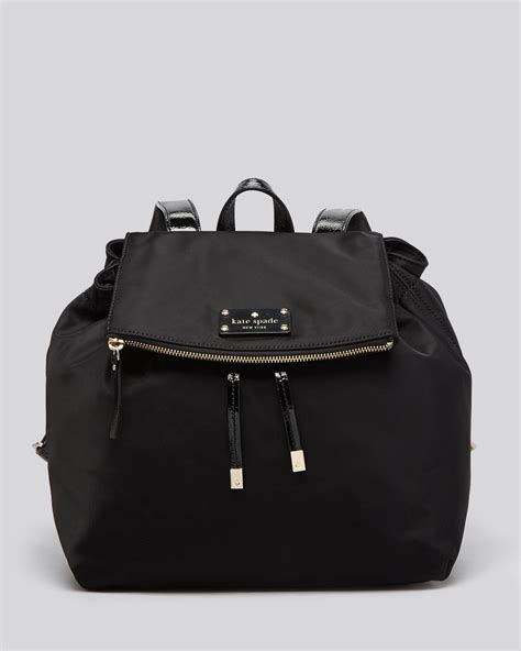 Lyst Kate Spade New York Backpack Nylon Patten In Black