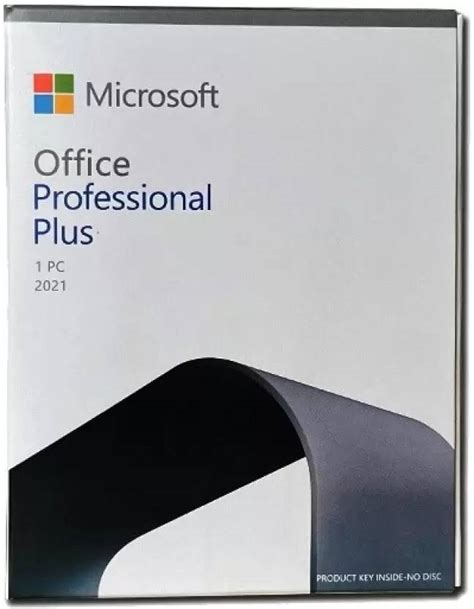 Microsoft Office Professional Plus 2021 Lifetime Validity Activation Key Card One Time