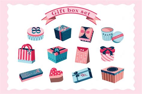 Premium Vector | Gift box vector pack