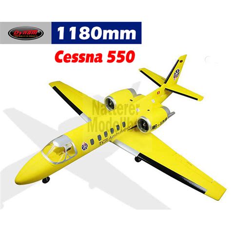 Dynam Cessna 550 Turbo Jet EPO 1280mm Gelb PNP V2 279 90