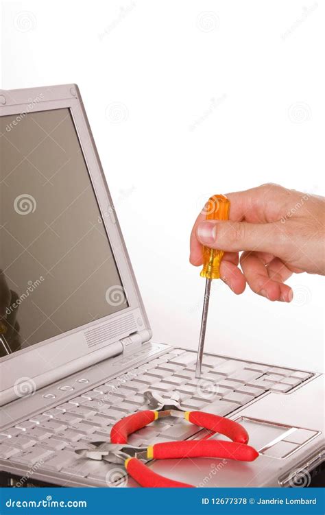 Computer Repairs Stock Photo Image Of Screen Maintenance 12677378