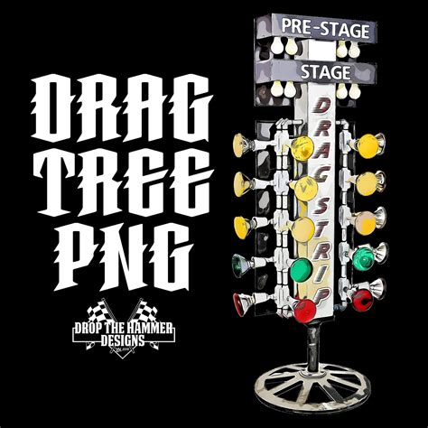 Drag Racing Tree Transparent PNG - Etsy