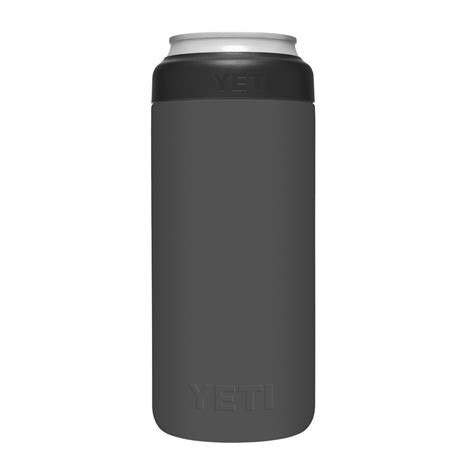 Yeti Rambler 12 Oz Colster 20 Slim Can Insulator Charcoal Ecs Coffee