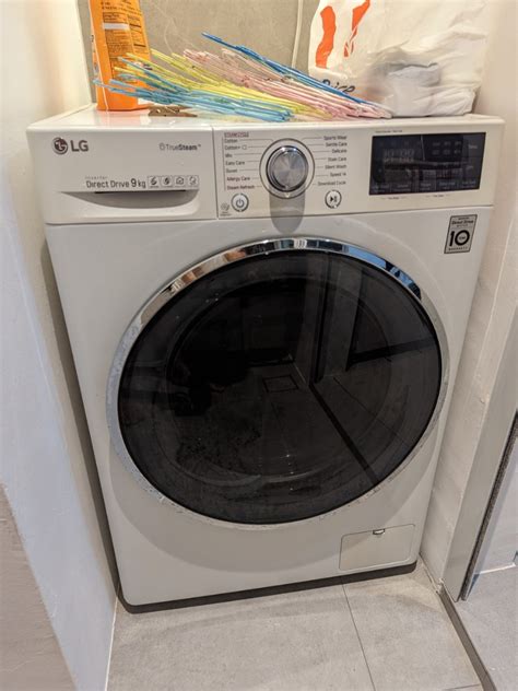 LG Front Load Inverter Direct Drive 9kg TrueSteam, TV & Home Appliances ...