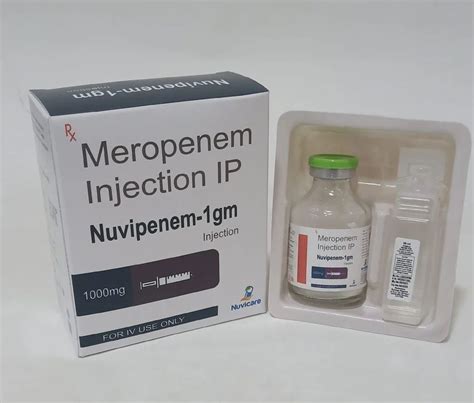 Meropenem Injection 20 Ml Strength 1 Gm At Best Price In Panchkula