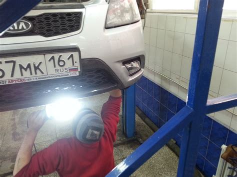 Установка ПТФ — KIA Rio (2G), 1,4 л, 2010 года | стайлинг | DRIVE2