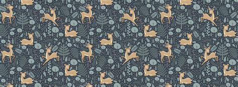 Cute Deer Pattern Animal Wall Murals | Ever Wallpaper UK