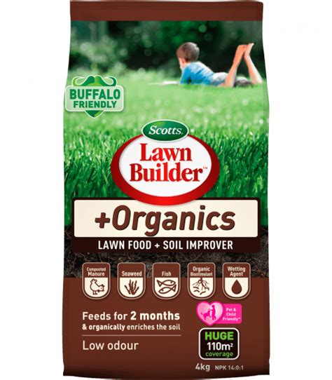 Scotts Lawn Builder™ Organics Lawn Food And Soil Improver 4kg Love