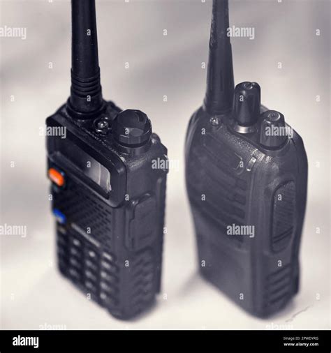 Black Army Radio Communication Portable Device Stock Photo Alamy