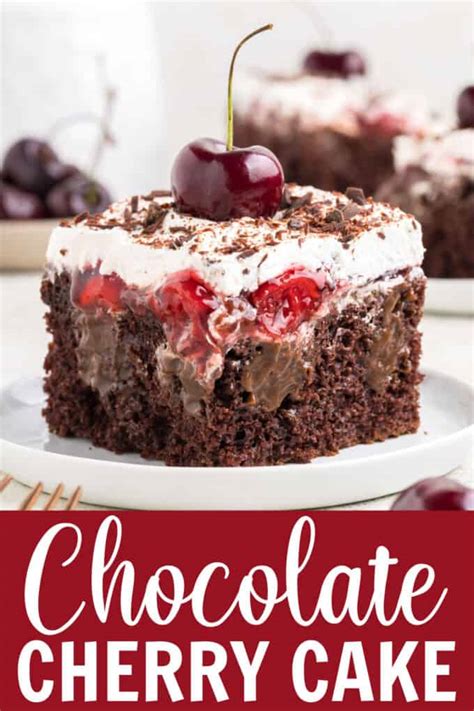 Easy Cherry Chocolate Cake Belle Of The Kitchen