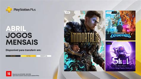 Oficial PS Plus Abril 2024 Revelado Os Jogos Gratuitos De Abril