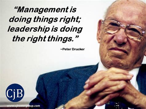 Management Is Doing Things Right Leadership Is Doing The Right Things