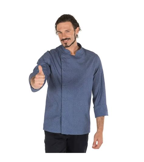 Chaqueta Cocina Polelín Azul índigo Azules De Vergara