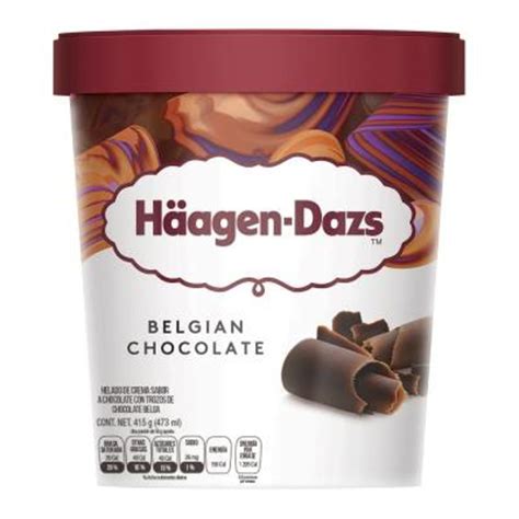 Helado Haagen Dazs Belgian Chocolate 473 Ml Walmart