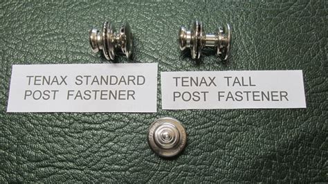 Tenax Pull Fastener Tall Snap Non Rusting Finish Leather Convertible