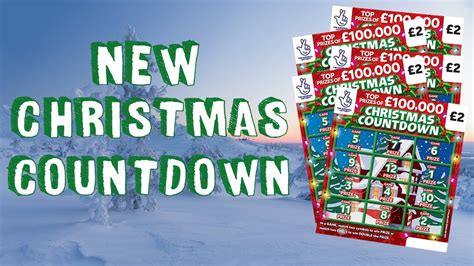 New Christmas Countdown Scratchcards Scratch Card Uk Uk Scratch