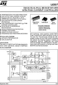 L Datasheet Dmos Dual Full Bridge Driver With Pwm Current Controller