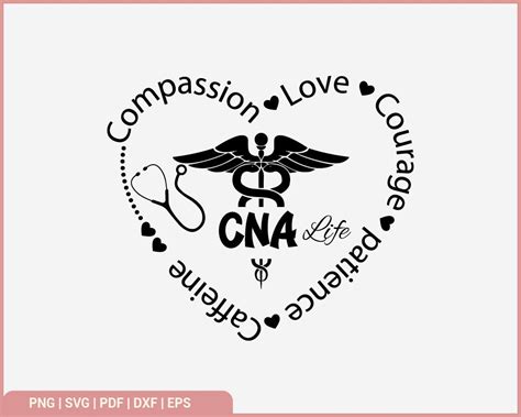 Cna Svg Сertified Nursing Assistant Svg Nurse Svg Cna Sublimation