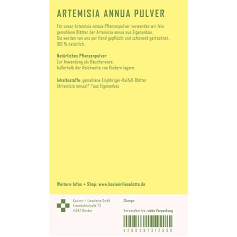 Artemisia Annua Pulver 180g