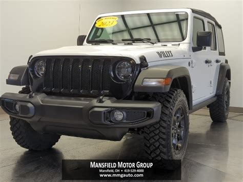 Used 2023 Jeep Wrangler For Sale At Mansfield Motor Group Vin 1c4hjxdn2pw530363