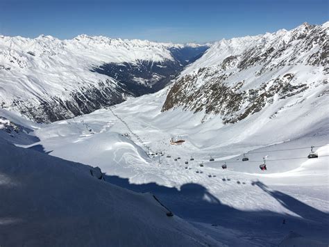 View From The Top Of Hochgurgl Ski Area Obergurglhochgurglgurgl