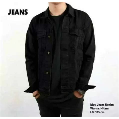 Jual Jaket Jeans Denim Pria Distro Size M 6xl Jumbo Polos