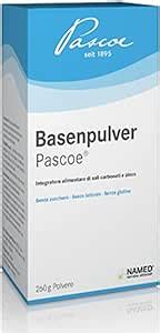 Named BASENPULVER POLV 260G PASCOE Senza Gusto Amazon It Salute E