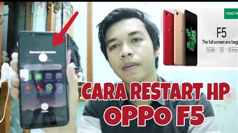 Cara Restart Hp Oppo F Youtube