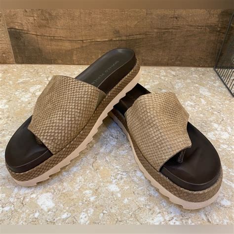 Donald J Pliner Shoes Donald Pliner Sandals Snake Skin Leather