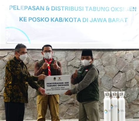 Baznas Dan Pemprov Jabar Mulai Distribusikan Bantuan Tabung Oksigen