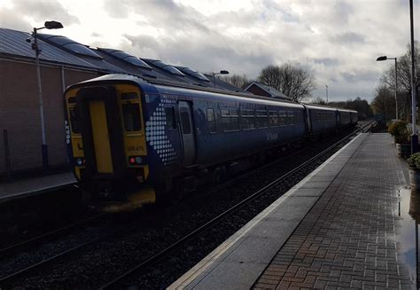 Abellio Scotrail Class 156 S 156453 156476 Passing Maryh Flickr