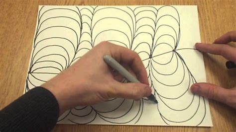 Easy Op Art Drawing Youtube