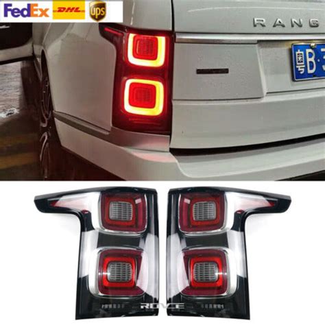 Pair Tail Light For Land Rover Range Rover L405 2014 2019 Rear Brake