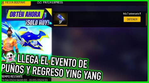 Llega El Evento De Los Puños Del 7 Aniversario Y Regalos Bug