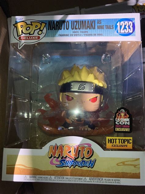 FUNKO POP NARUTO SHIPPUDEN NARUTO UZUMAKI AS NINE TAILS LACC EXCLUSIVE