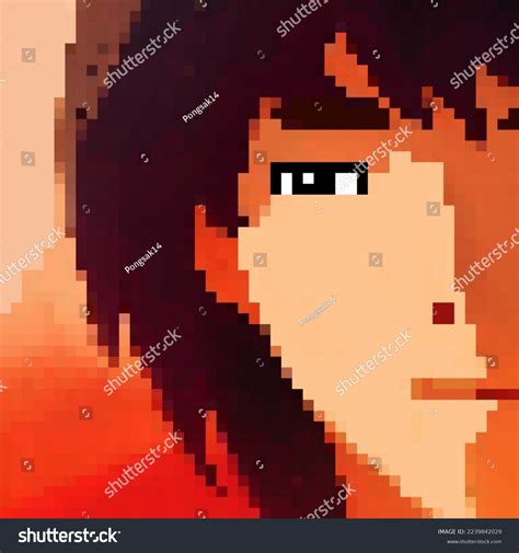 Pixel Art Face Man Cartoon Stock Illustration 2239842029 | Shutterstock