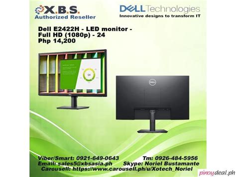 Dell E2422h Led Monitor Full Hd 1080p 24 Monitor Queezon City