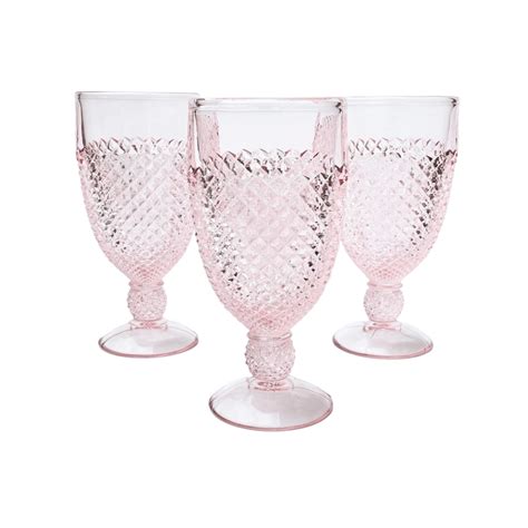 Pink Glassware Hire Sydney Pretty Pedestals