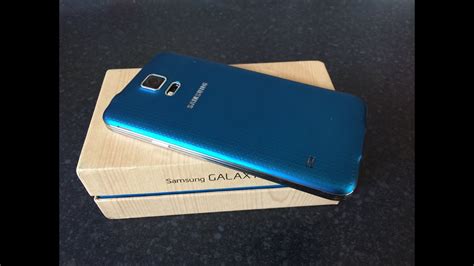 Samsung Galaxy S5 Electric Blue Unboxing Uk Youtube