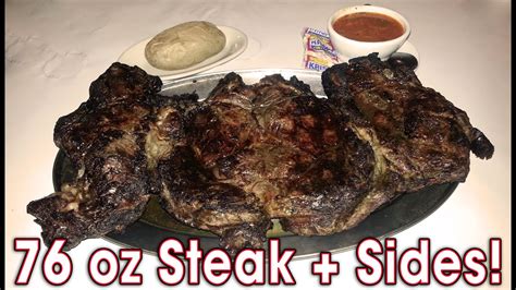 J R S 76oz Steak Challenge On Long Island YouTube