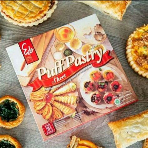 Jual Edo Puff Pastry Sheet Gr Puff Pastry Shopee Indonesia