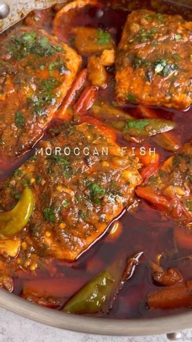 Classic Spicy Moroccan Fish In Rich Sauce Salmon Recipes