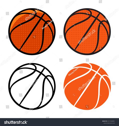 Basketball Ball Vector Illustration Basketball Royalty Free Stock